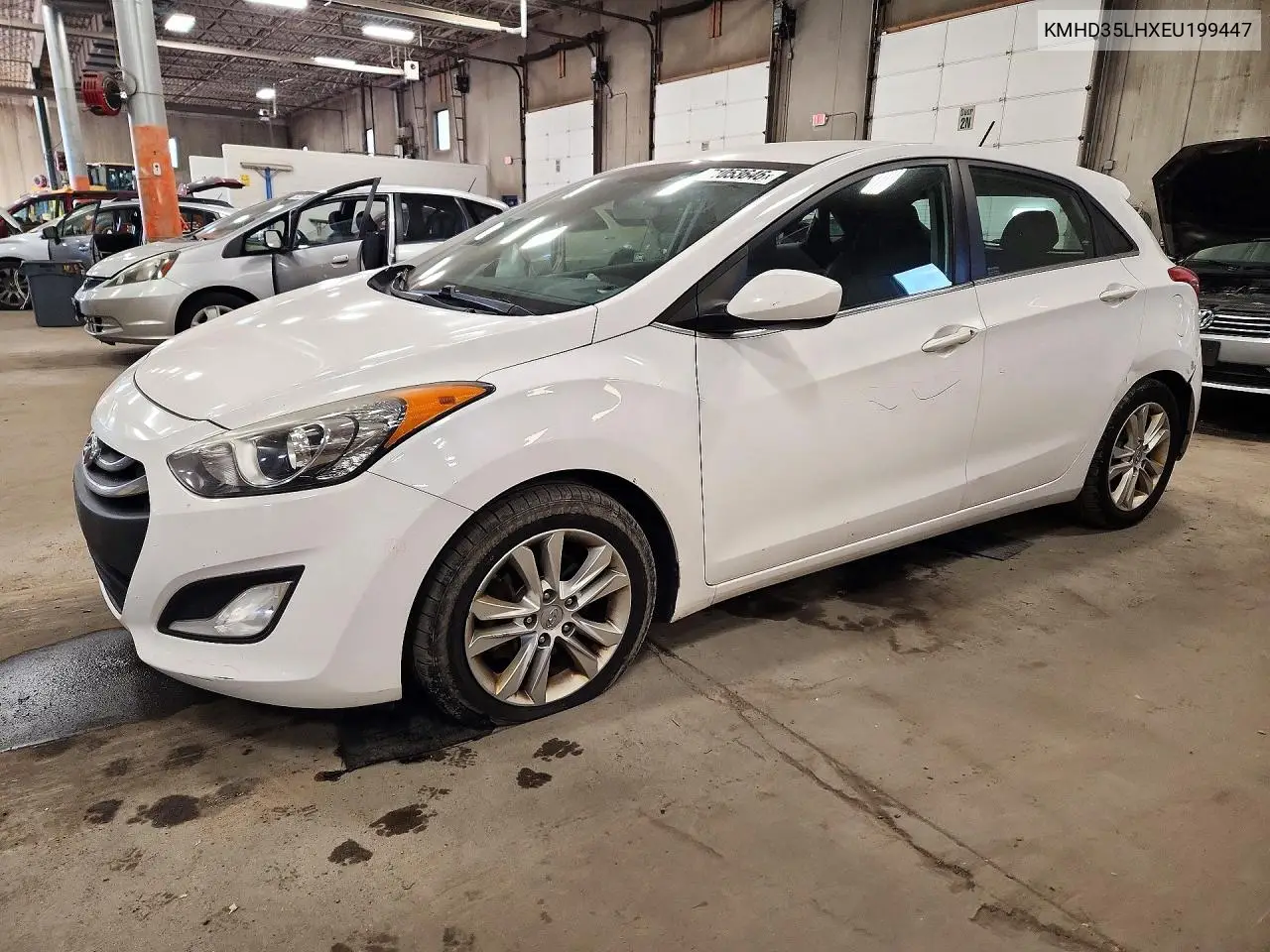 HYUNDAI ELANTRA 2014, VIN KMHD35LHXEU199447