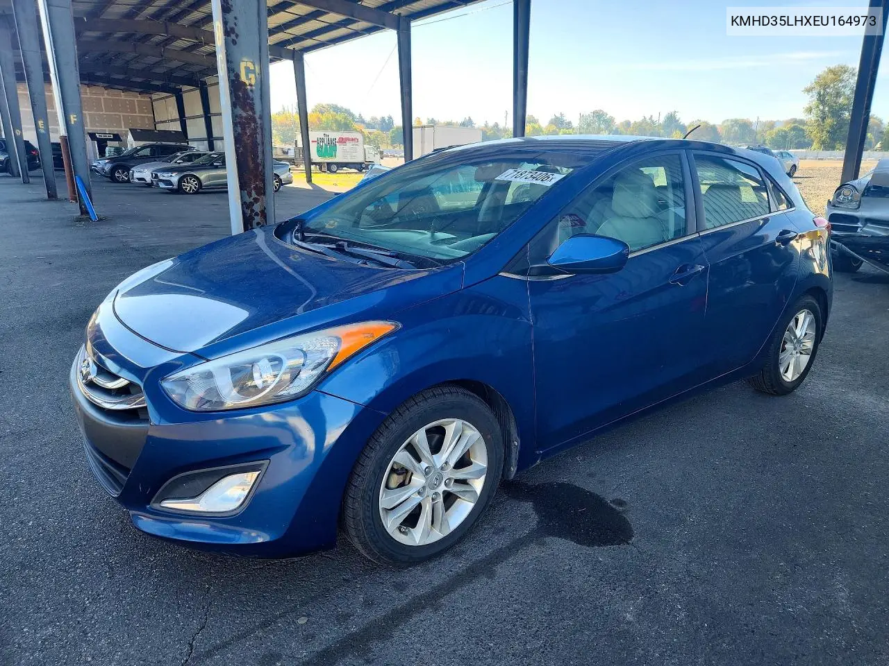 2014 HYUNDAI ELANTRA VIN KMHD35LHXEU164973 — фото 2