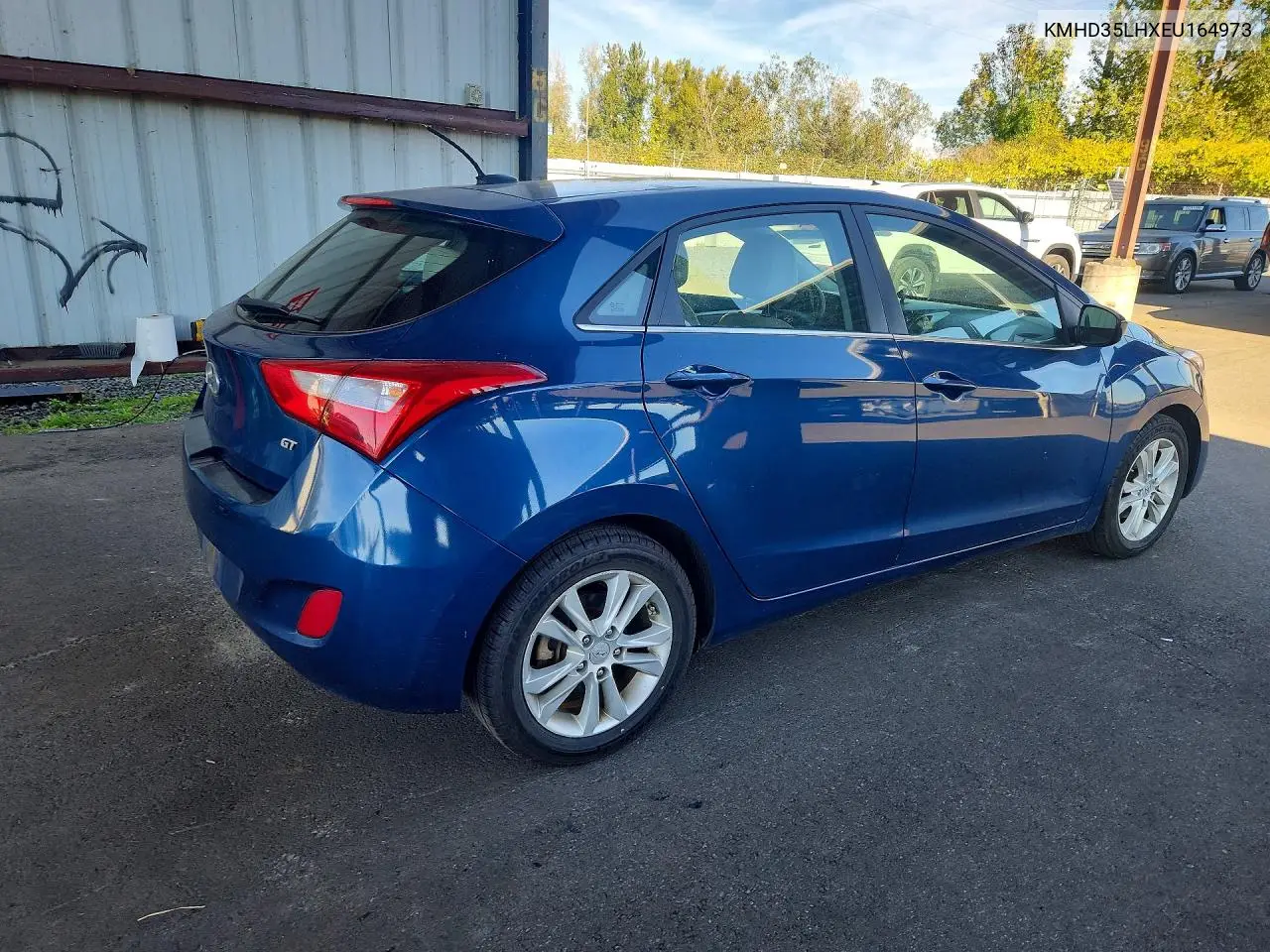 2014 HYUNDAI ELANTRA VIN KMHD35LHXEU164973 — фото 3
