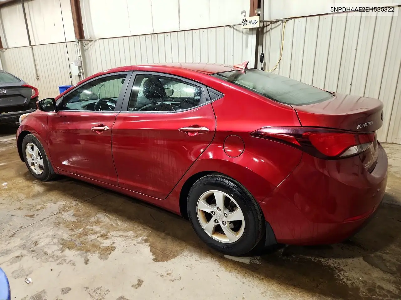 2014 HYUNDAI ELANTRA VIN 5NPDH4AE2EH535322 — фото 2