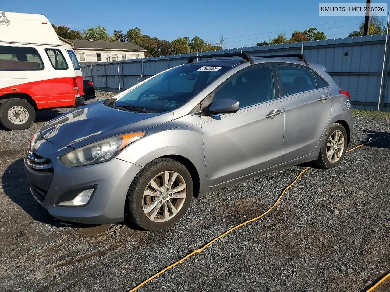 HYUNDAI ELANTRA 2014, VIN KMHD35LH4EU216226