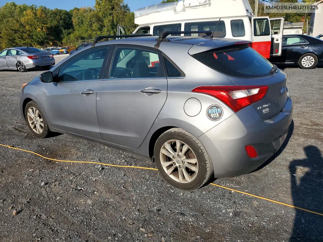 2014 HYUNDAI ELANTRA VIN KMHD35LH4EU216226 — фото 2