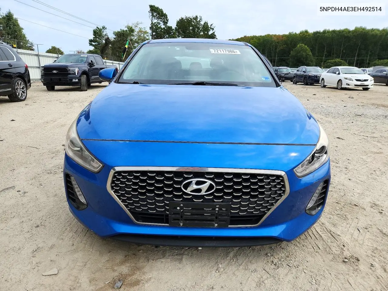 2014 HYUNDAI ELANTRA VIN 5NPDH4AE3EH492514 — фото 5
