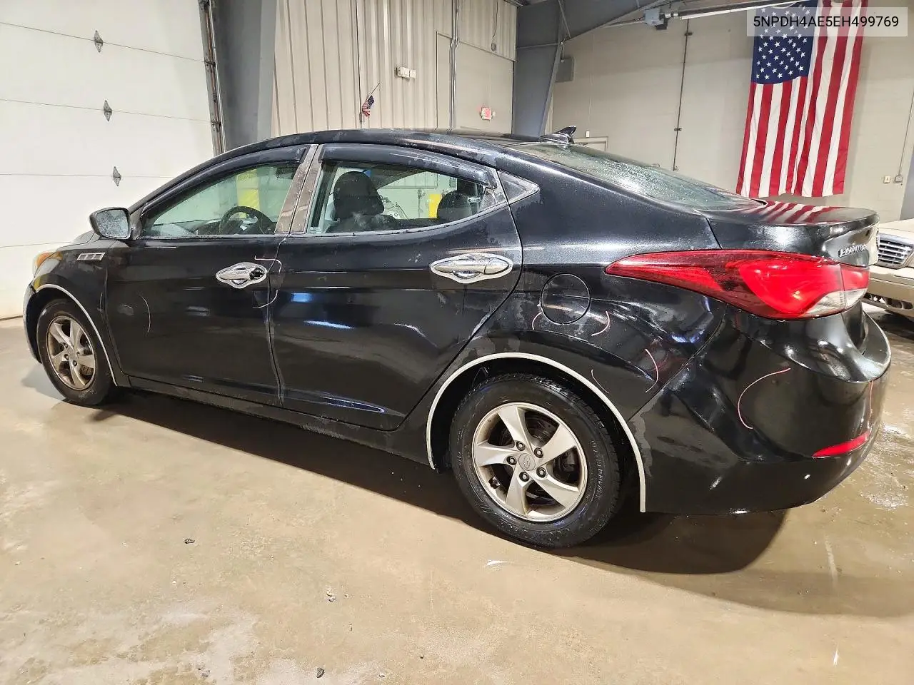 2014 HYUNDAI ELANTRA VIN 5NPDH4AE5EH499769 — фото 2