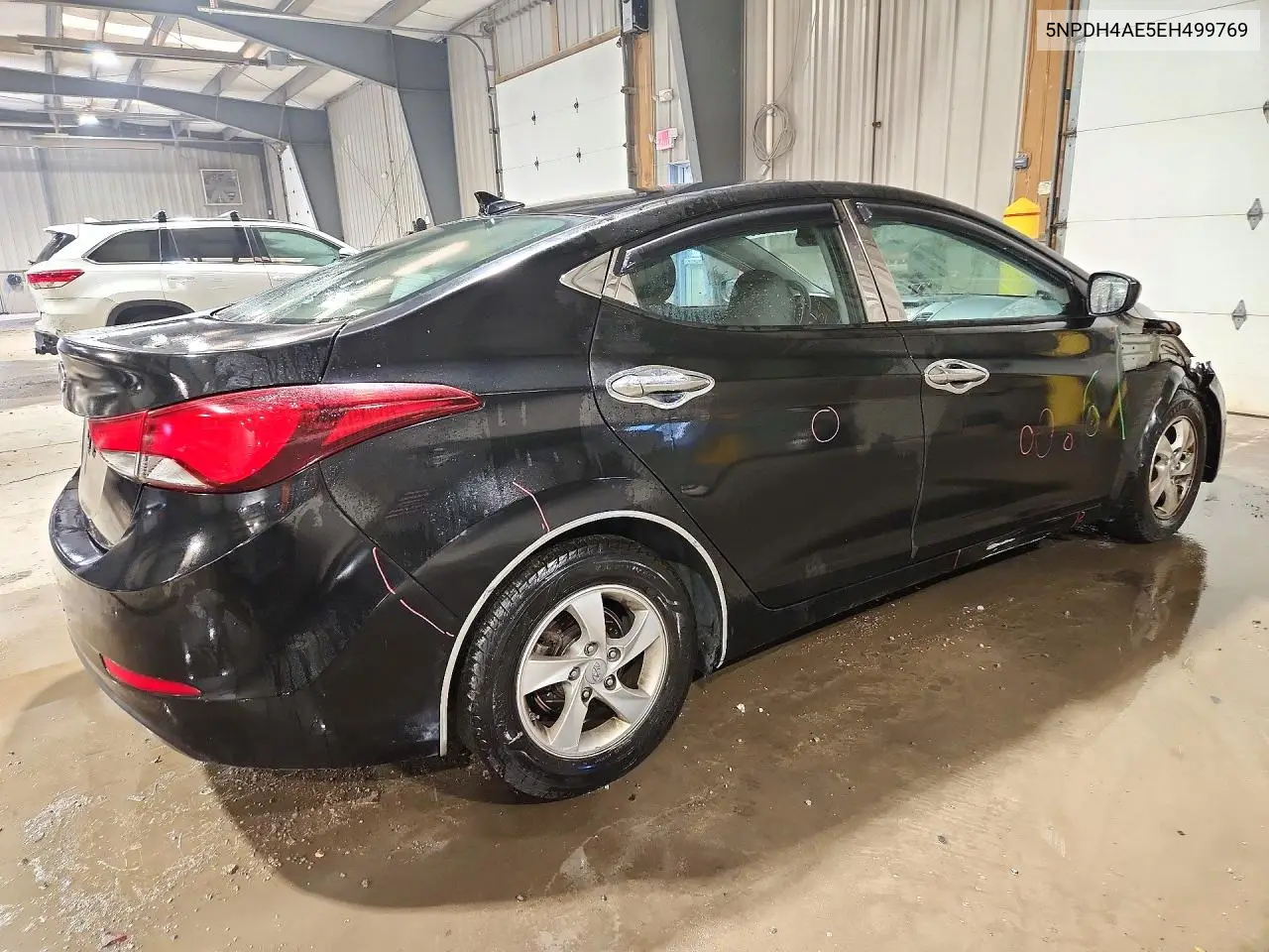 2014 HYUNDAI ELANTRA VIN 5NPDH4AE5EH499769 — фото 3