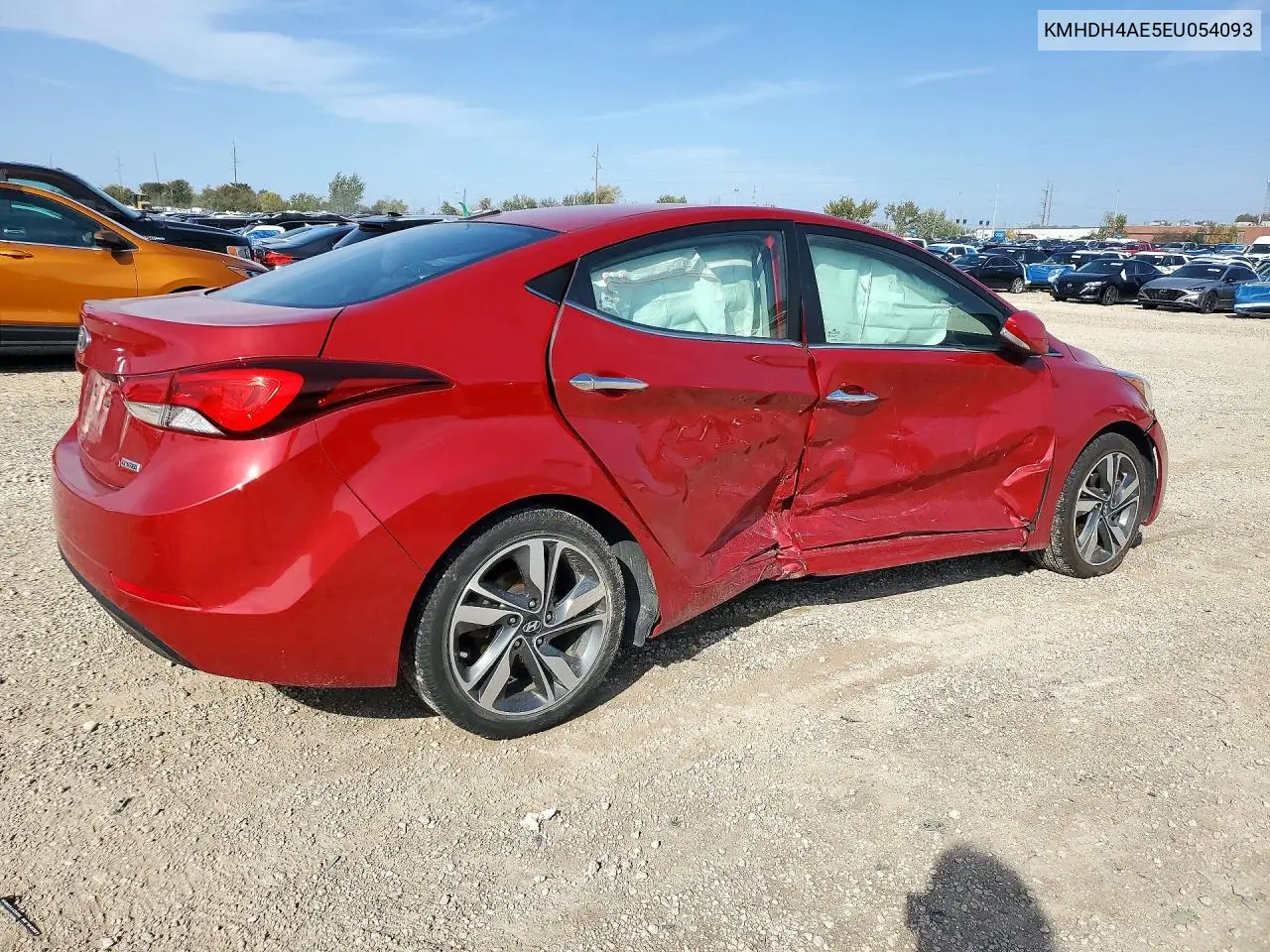 2014 HYUNDAI ELANTRA VIN KMHDH4AE5EU054093 — фото 3