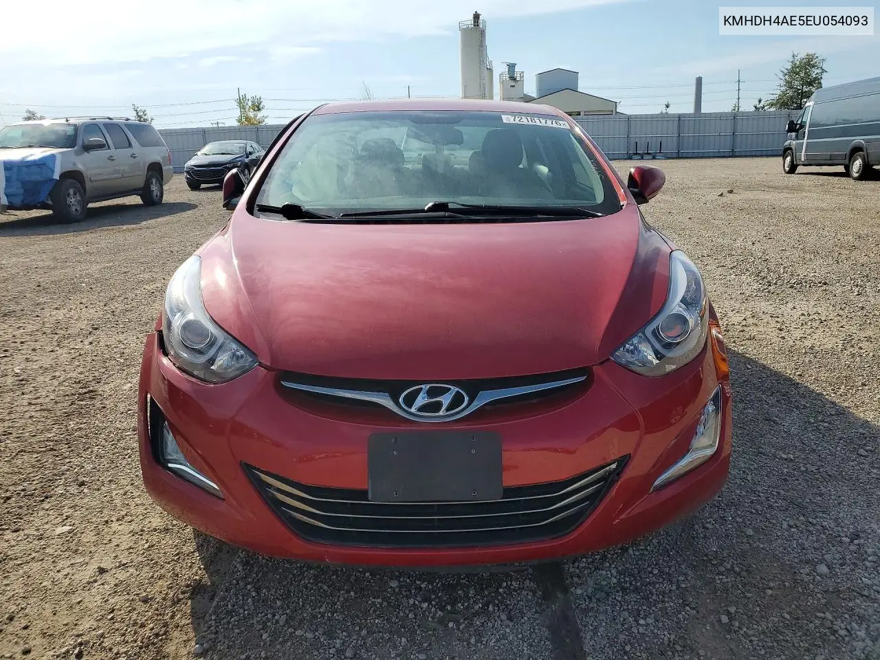 2014 HYUNDAI ELANTRA VIN KMHDH4AE5EU054093 — фото 5