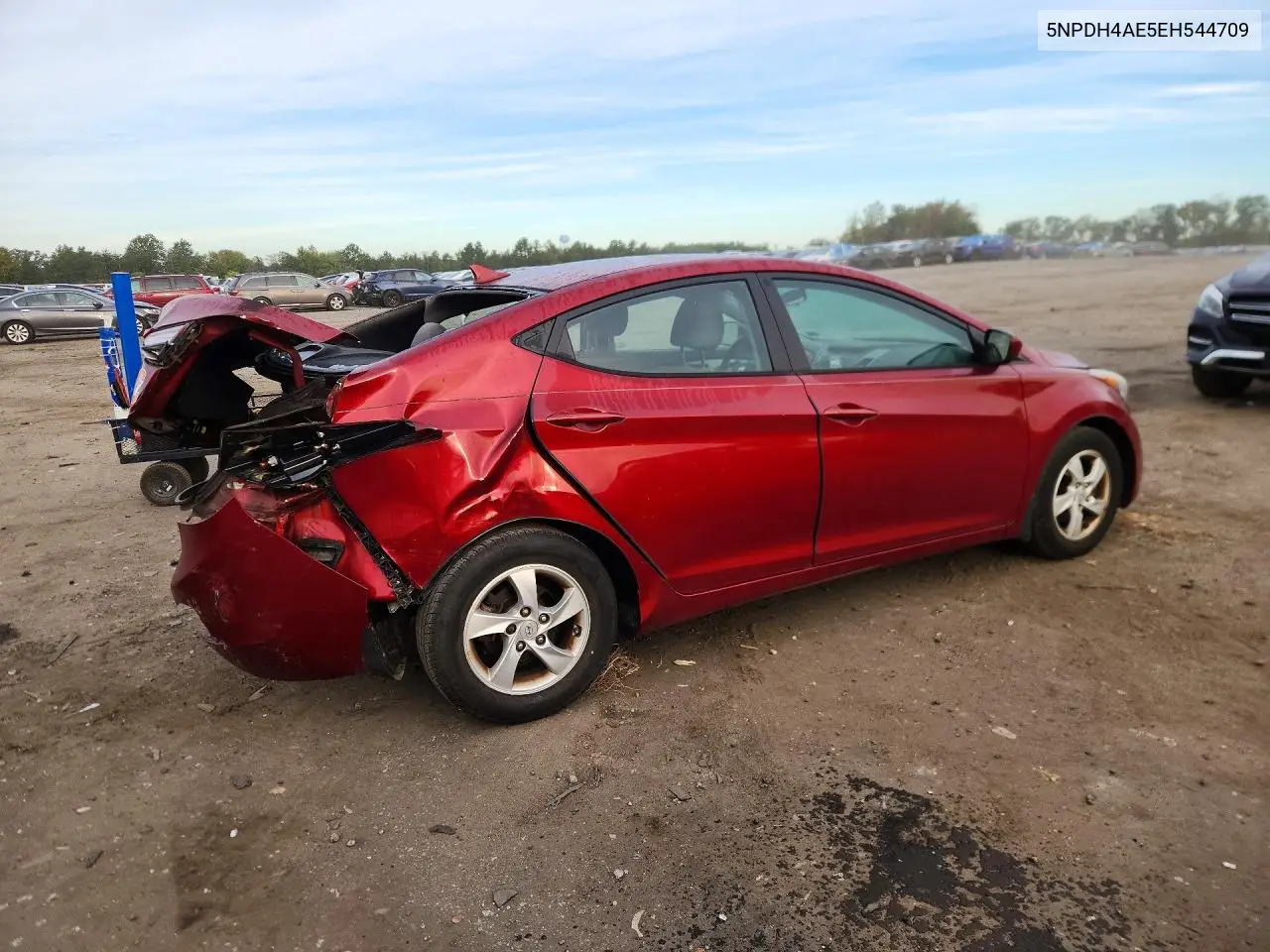 2014 HYUNDAI ELANTRA VIN 5NPDH4AE5EH544709 — фото 3