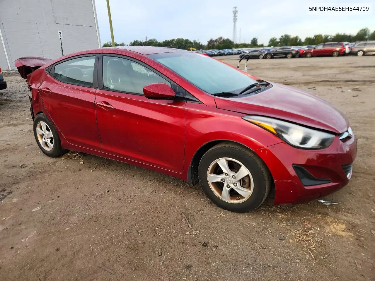 2014 HYUNDAI ELANTRA VIN 5NPDH4AE5EH544709 — фото 4