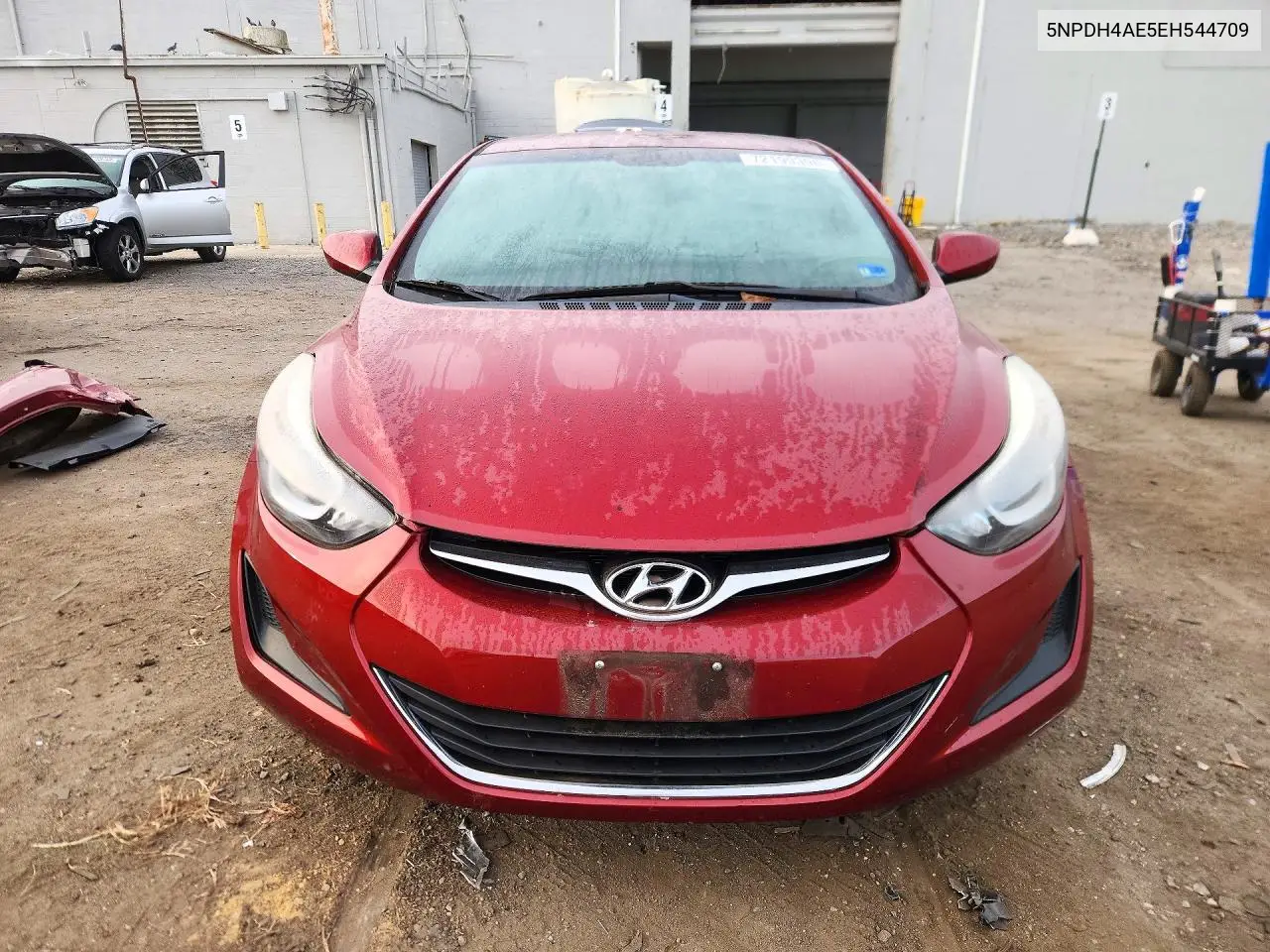 2014 HYUNDAI ELANTRA VIN 5NPDH4AE5EH544709 — фото 5