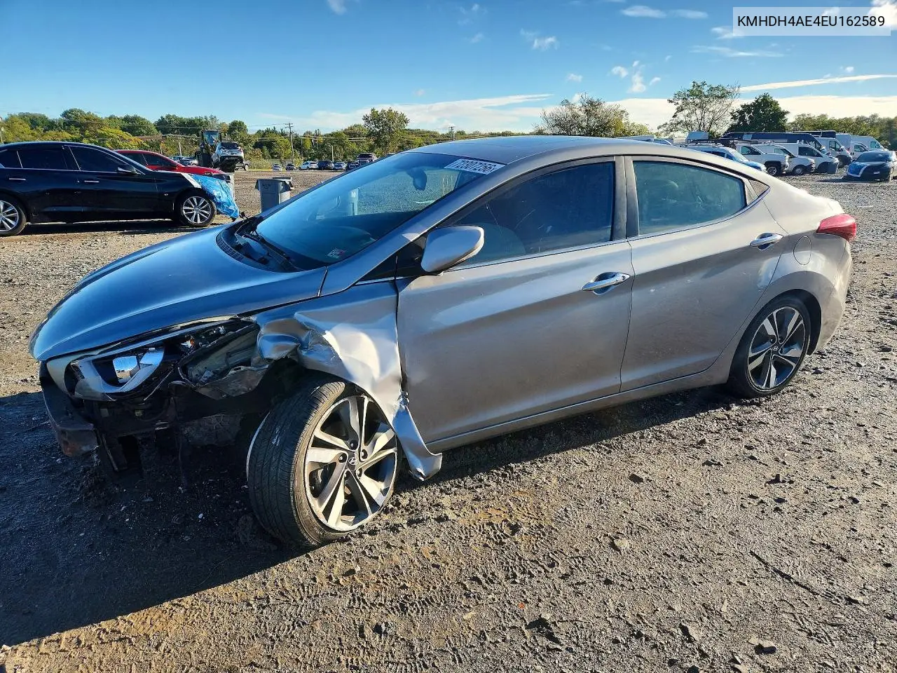 HYUNDAI ELANTRA 2014, VIN KMHDH4AE4EU162589