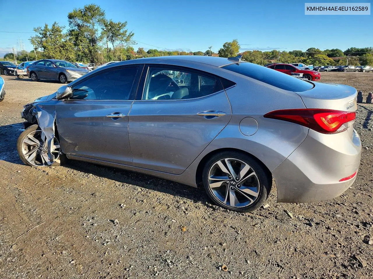2014 HYUNDAI ELANTRA VIN KMHDH4AE4EU162589 — фото 2