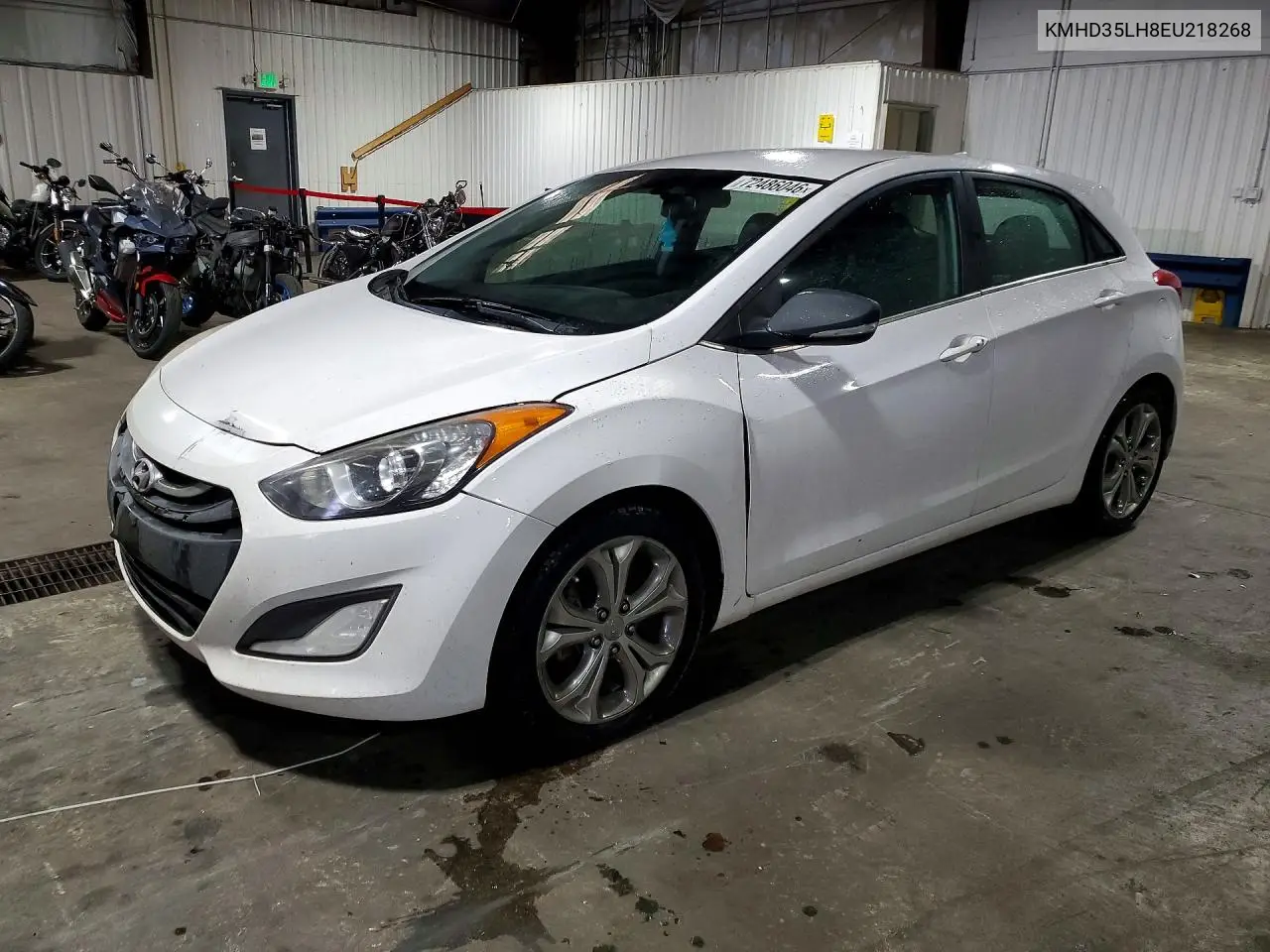 HYUNDAI ELANTRA 2014, VIN KMHD35LH8EU218268