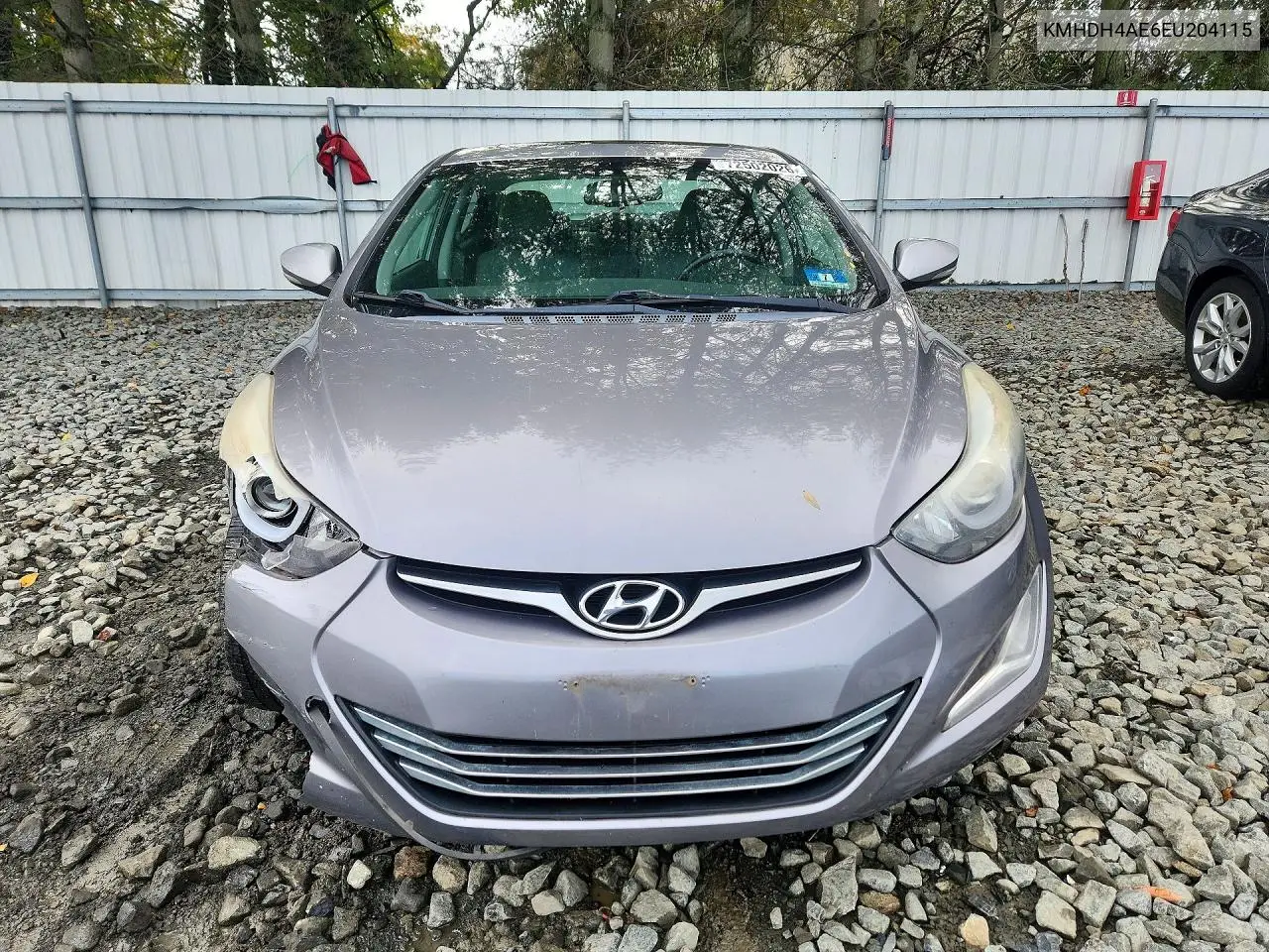 2014 HYUNDAI ELANTRA VIN KMHDH4AE6EU204115 — фото 5
