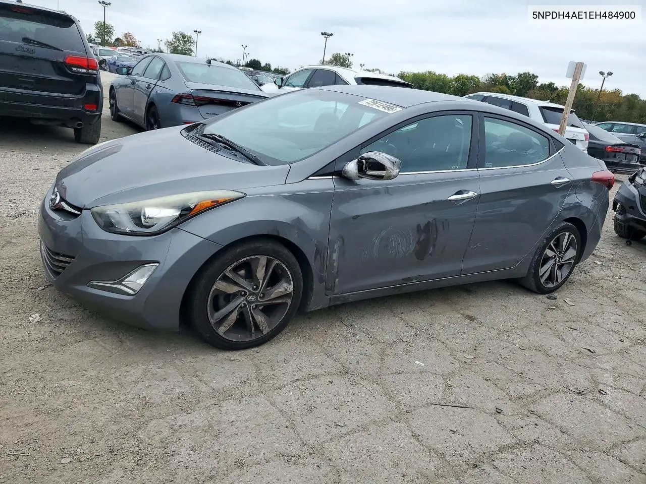 HYUNDAI ELANTRA 2014, VIN 5NPDH4AE1EH484900