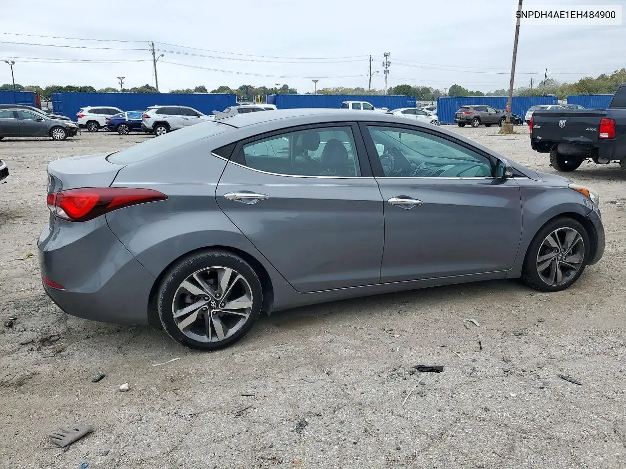 2014 HYUNDAI ELANTRA VIN 5NPDH4AE1EH484900 — фото 3