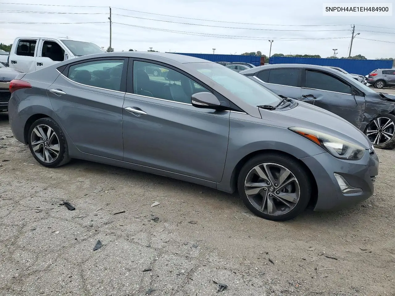 2014 HYUNDAI ELANTRA VIN 5NPDH4AE1EH484900 — фото 4