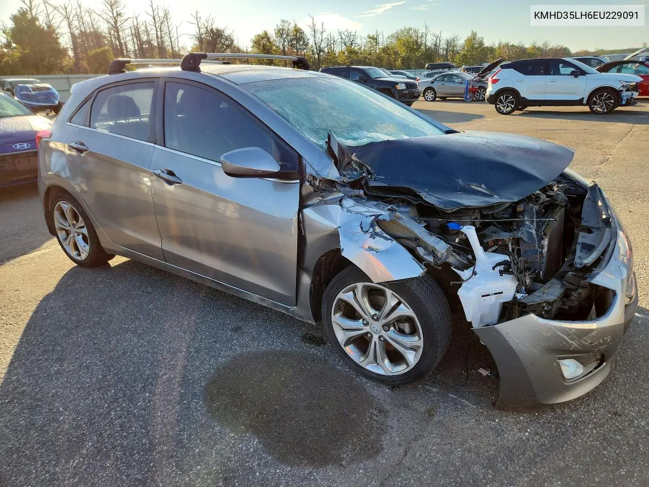 2014 HYUNDAI ELANTRA VIN KMHD35LH6EU229091 — фото 4