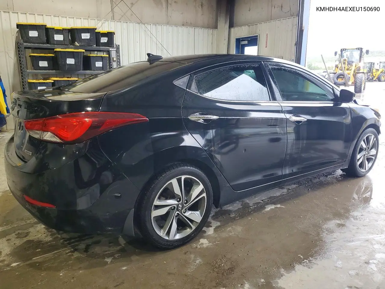 2014 HYUNDAI ELANTRA VIN KMHDH4AEXEU150690 — фото 3