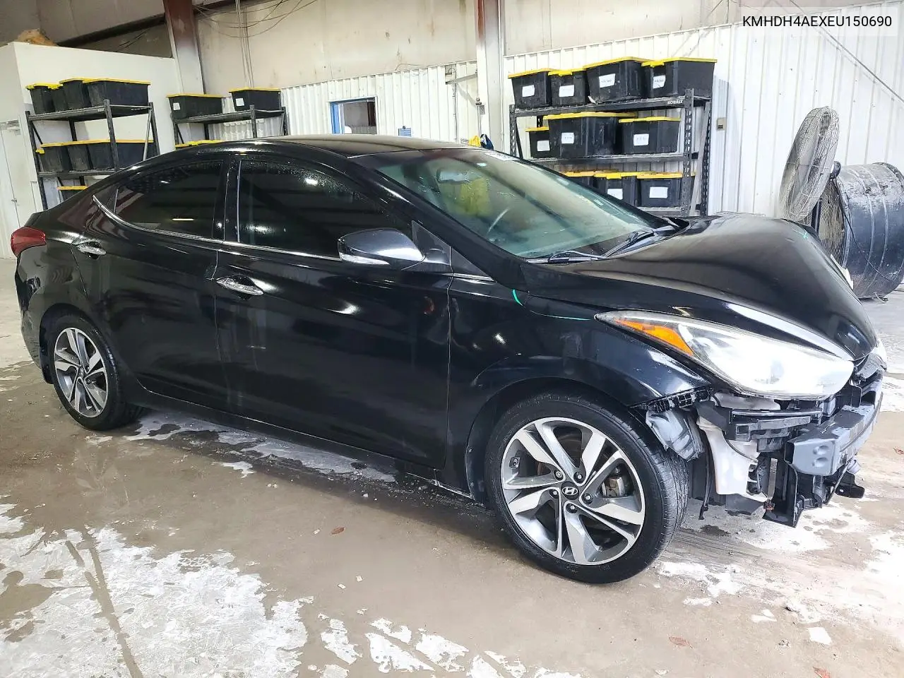 2014 HYUNDAI ELANTRA VIN KMHDH4AEXEU150690 — фото 4