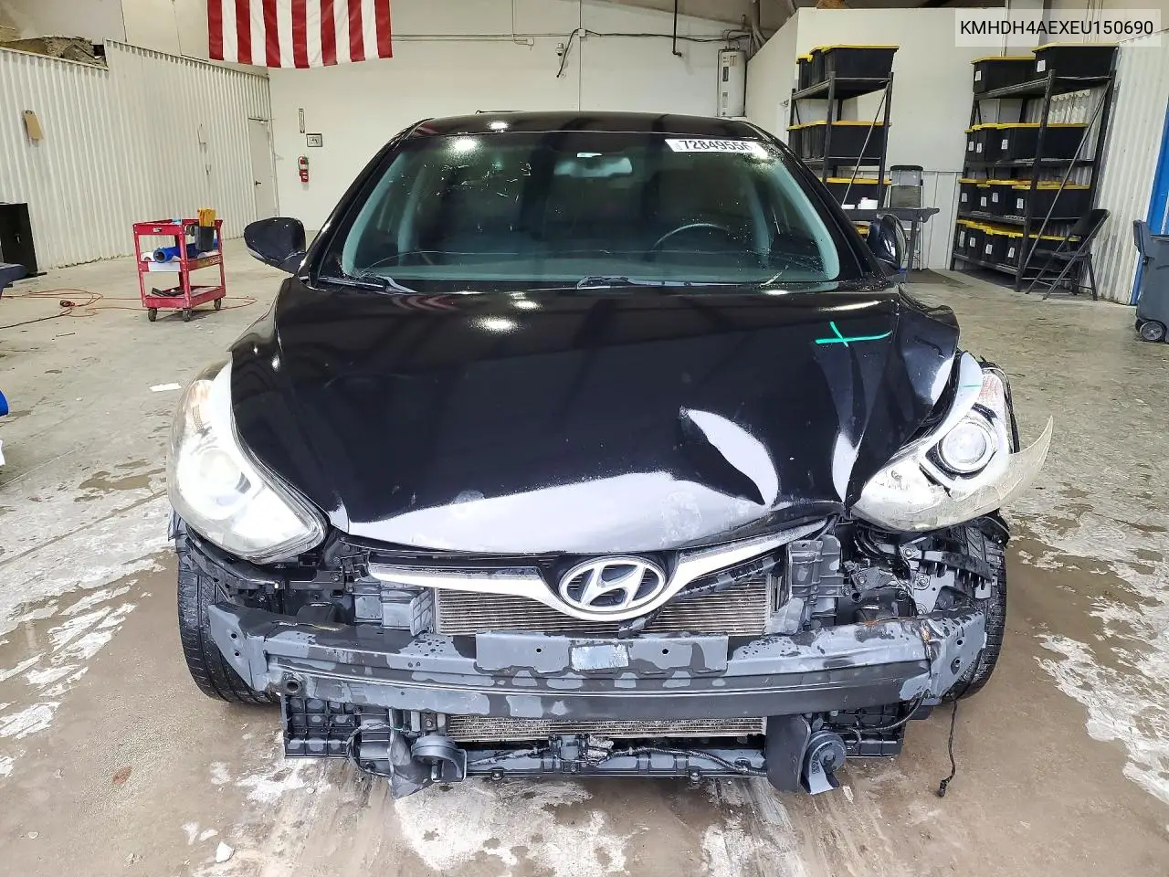 2014 HYUNDAI ELANTRA VIN KMHDH4AEXEU150690 — фото 5