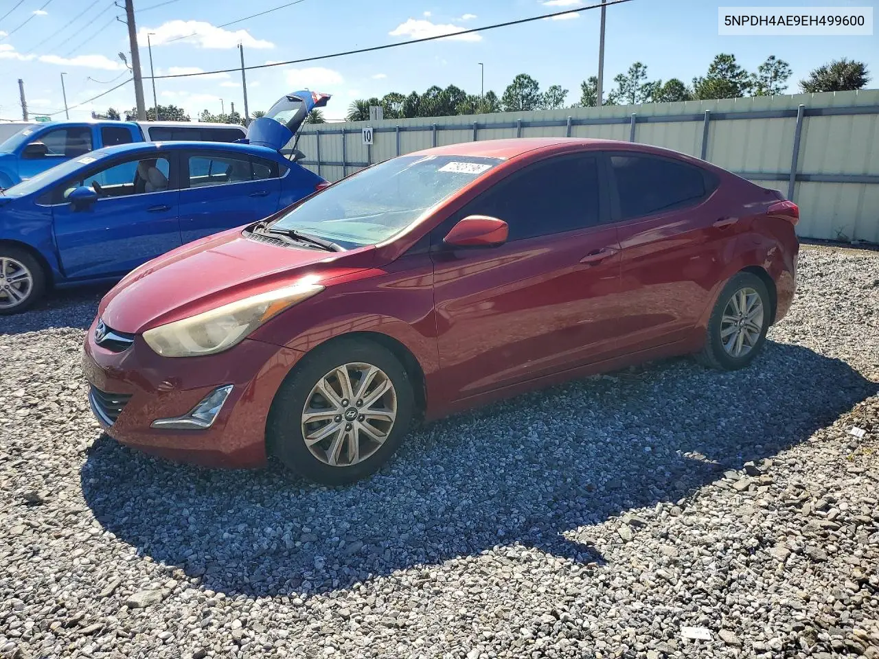 HYUNDAI ELANTRA 2014, VIN 5NPDH4AE9EH499600