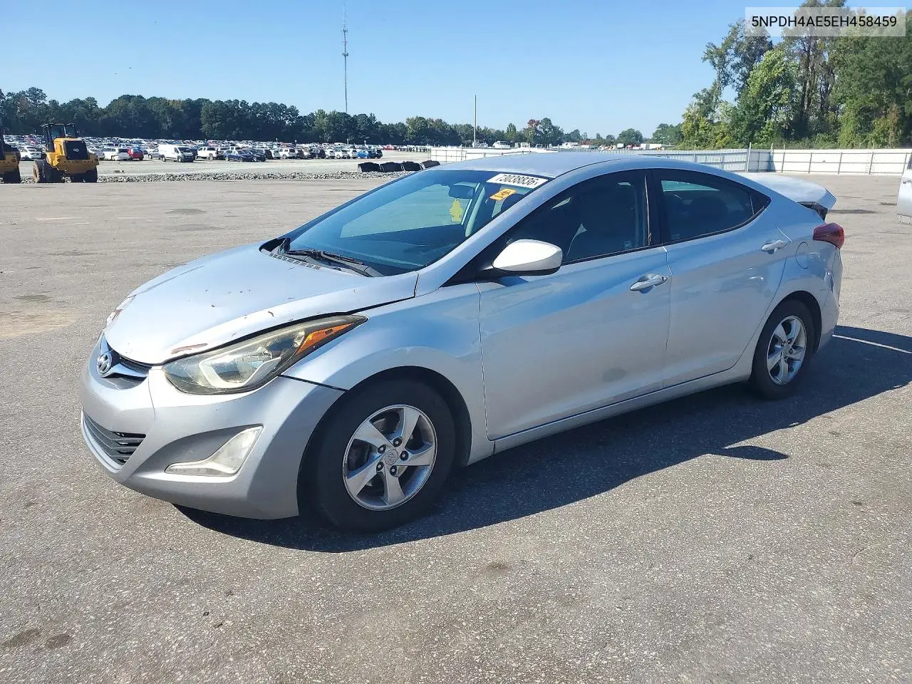 HYUNDAI ELANTRA 2014, VIN 5NPDH4AE5EH458459
