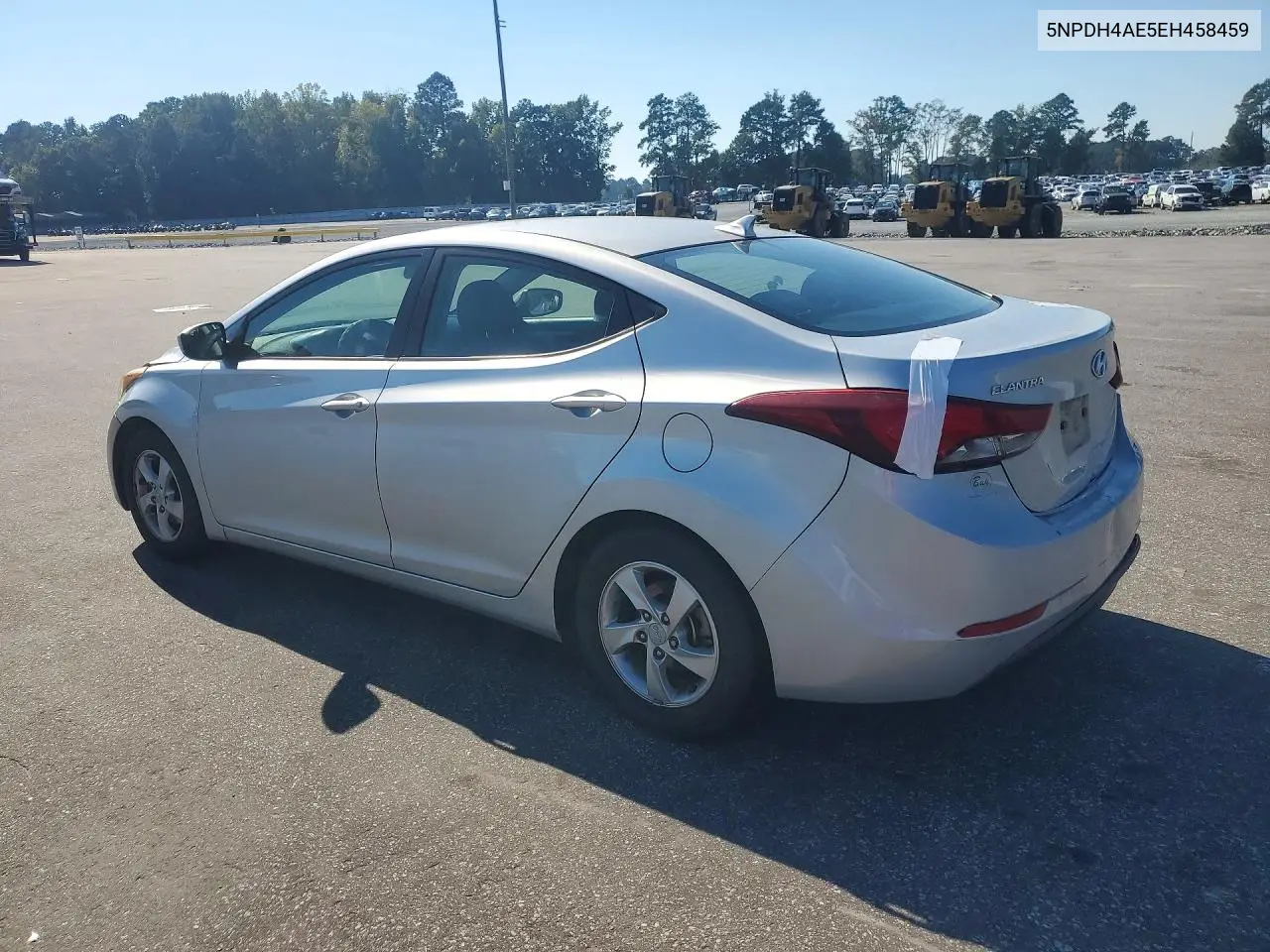 2014 HYUNDAI ELANTRA VIN 5NPDH4AE5EH458459 — фото 2