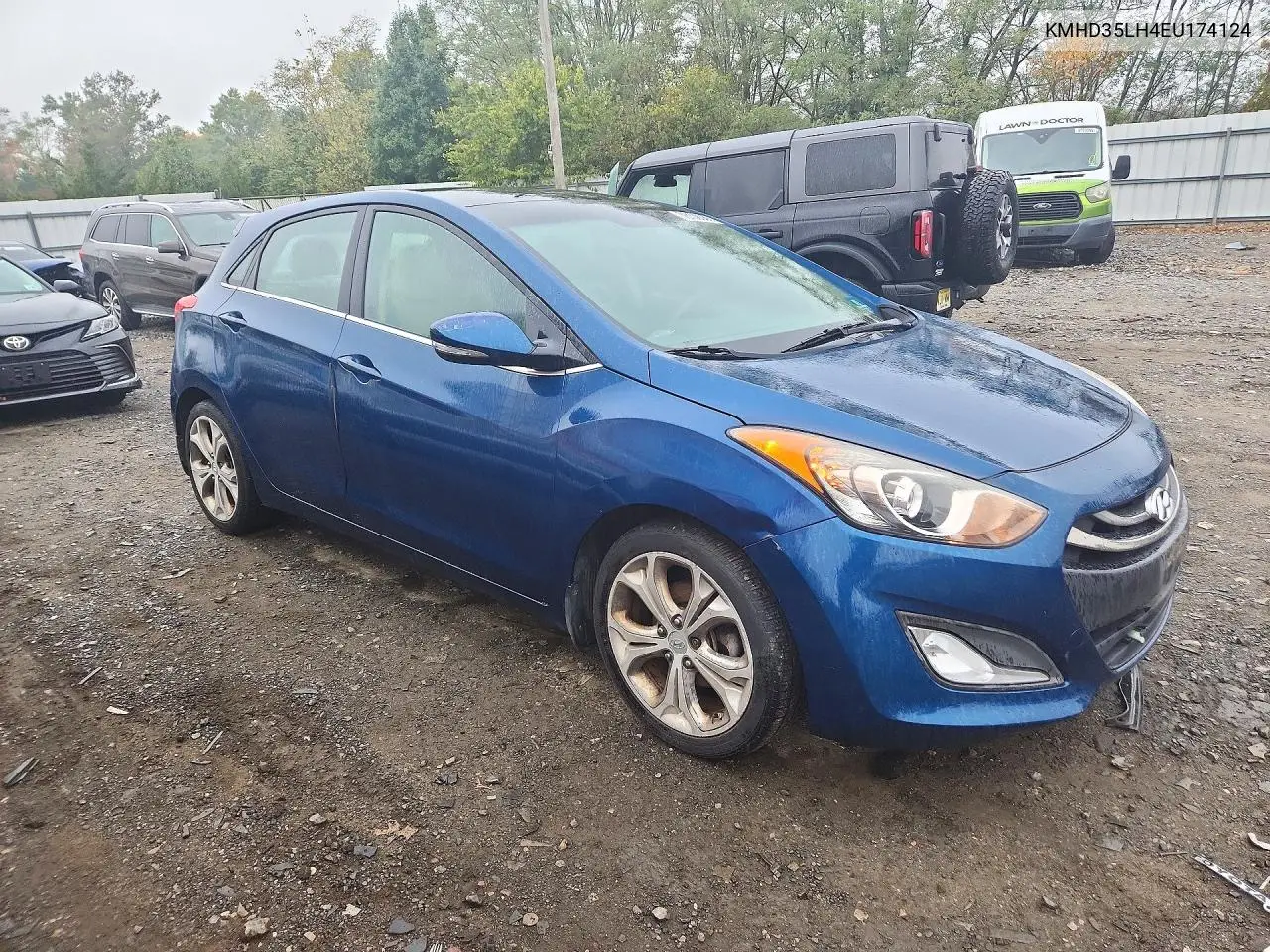 2014 HYUNDAI ELANTRA VIN KMHD35LH4EU174124 — фото 4