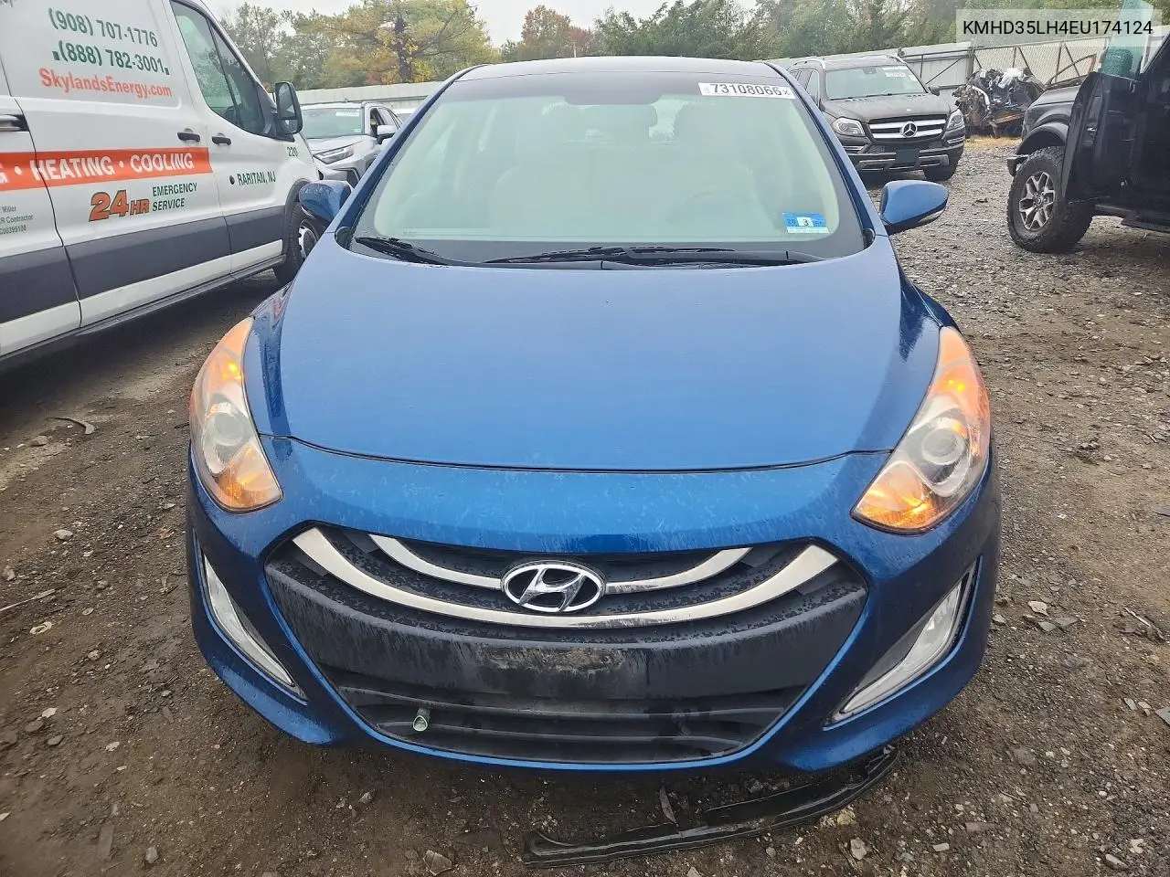 2014 HYUNDAI ELANTRA VIN KMHD35LH4EU174124 — фото 5