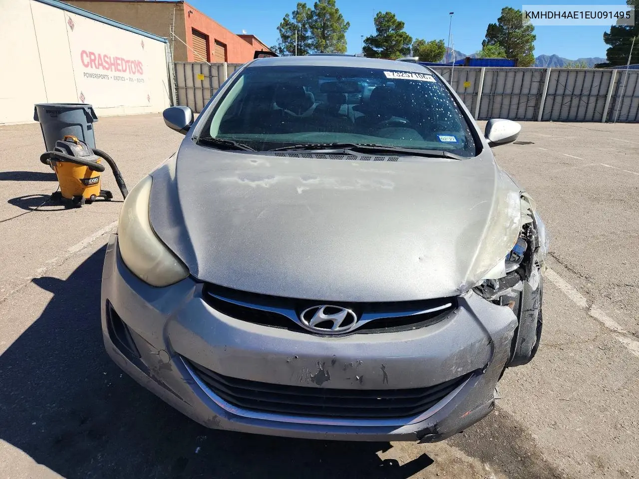 2014 HYUNDAI ELANTRA VIN KMHDH4AE1EU091495 — фото 5