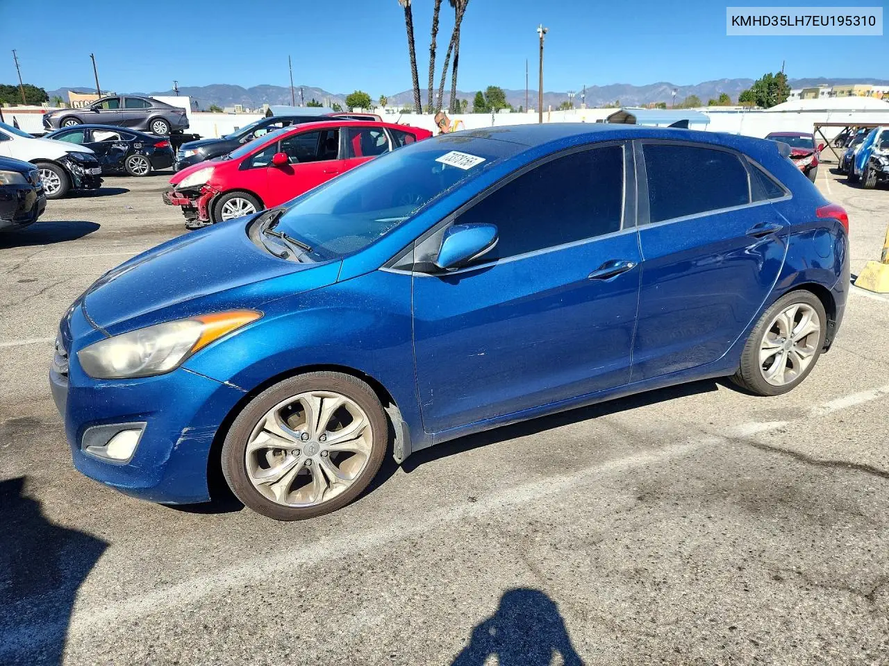 HYUNDAI ELANTRA 2014, VIN KMHD35LH7EU195310