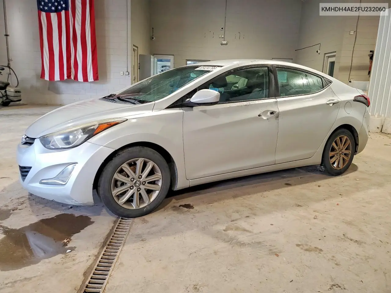 HYUNDAI ELANTRA 2015, VIN KMHDH4AE2FU232060