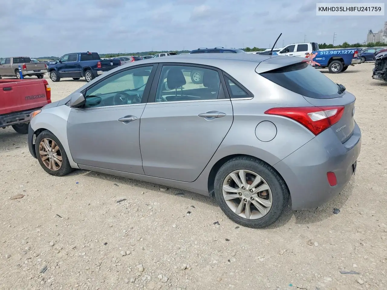 2015 HYUNDAI ELANTRA VIN KMHD35LH8FU241759 — фото 2