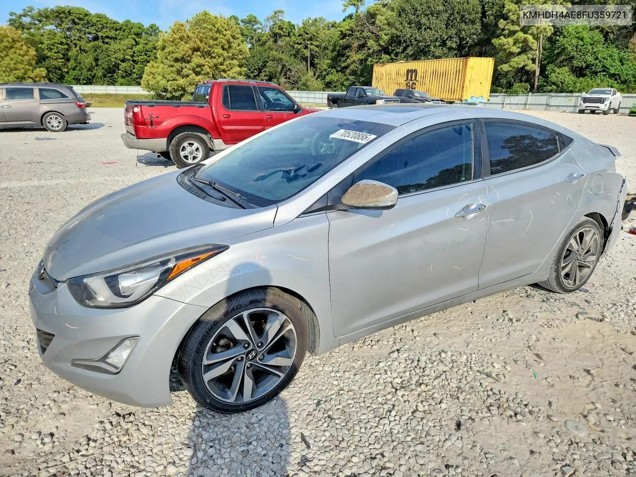 HYUNDAI ELANTRA 2015, VIN KMHDH4AE8FU359721