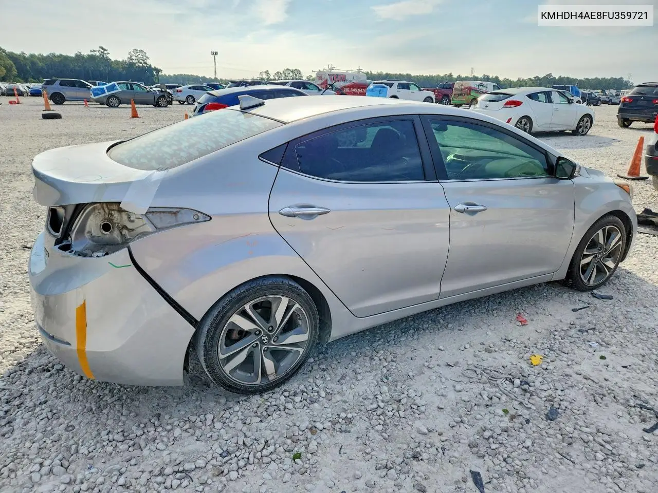 2015 HYUNDAI ELANTRA VIN KMHDH4AE8FU359721 — фото 3