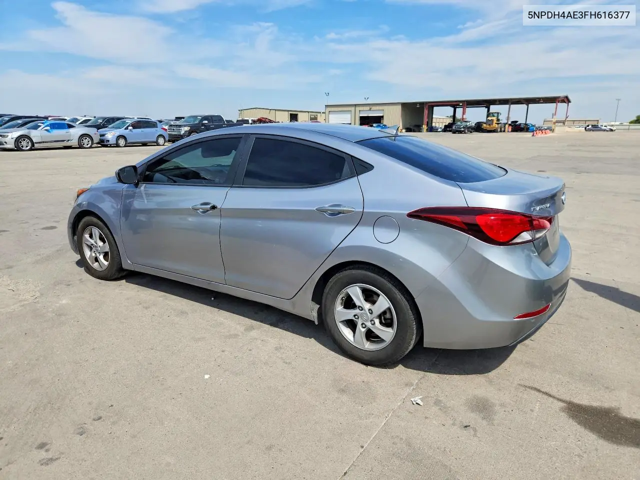 2015 HYUNDAI ELANTRA VIN 5NPDH4AE3FH616377 — фото 2