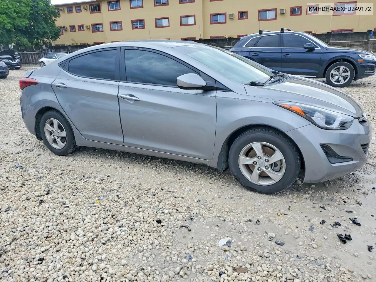 2015 HYUNDAI ELANTRA VIN KMHDH4AEXFU249172 — фото 4