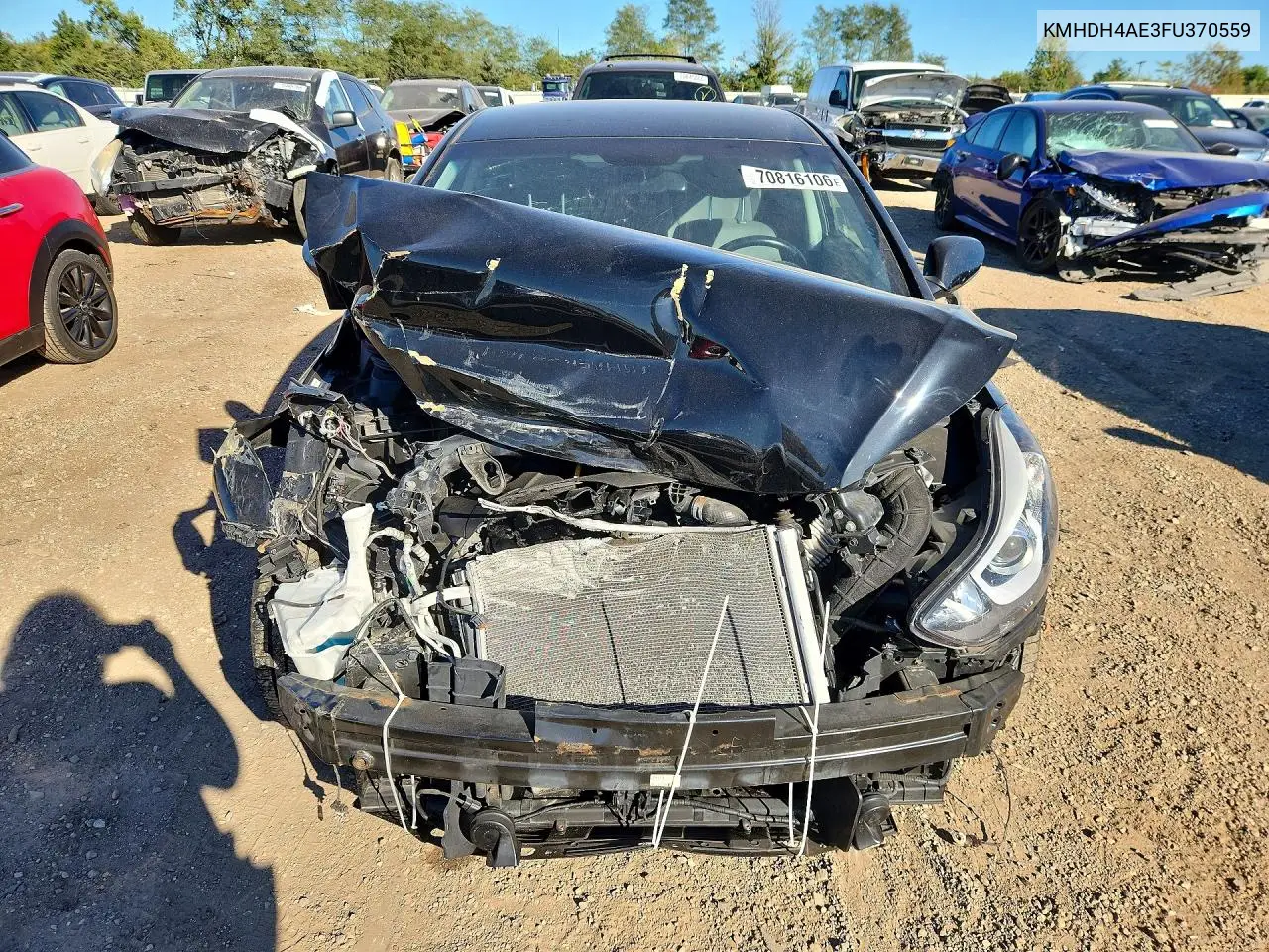 2015 HYUNDAI ELANTRA VIN KMHDH4AE3FU370559 — фото 5