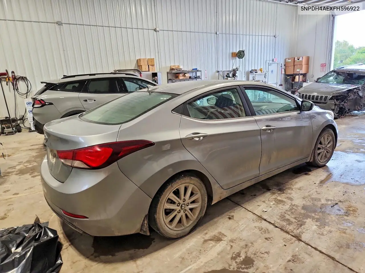 2015 HYUNDAI ELANTRA VIN 5NPDH4AEXFH596922 — фото 3