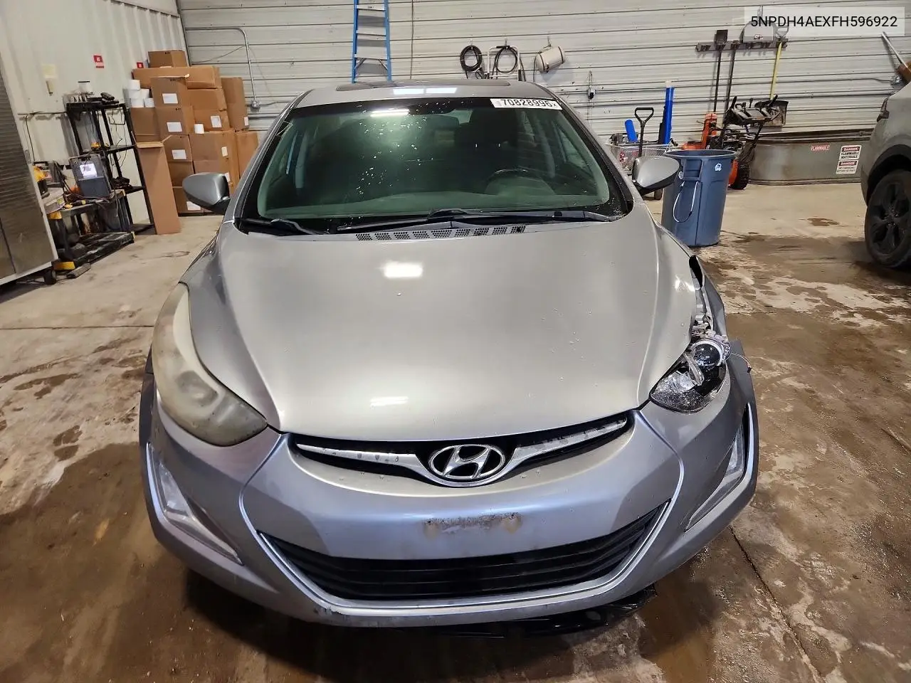 2015 HYUNDAI ELANTRA VIN 5NPDH4AEXFH596922 — фото 5