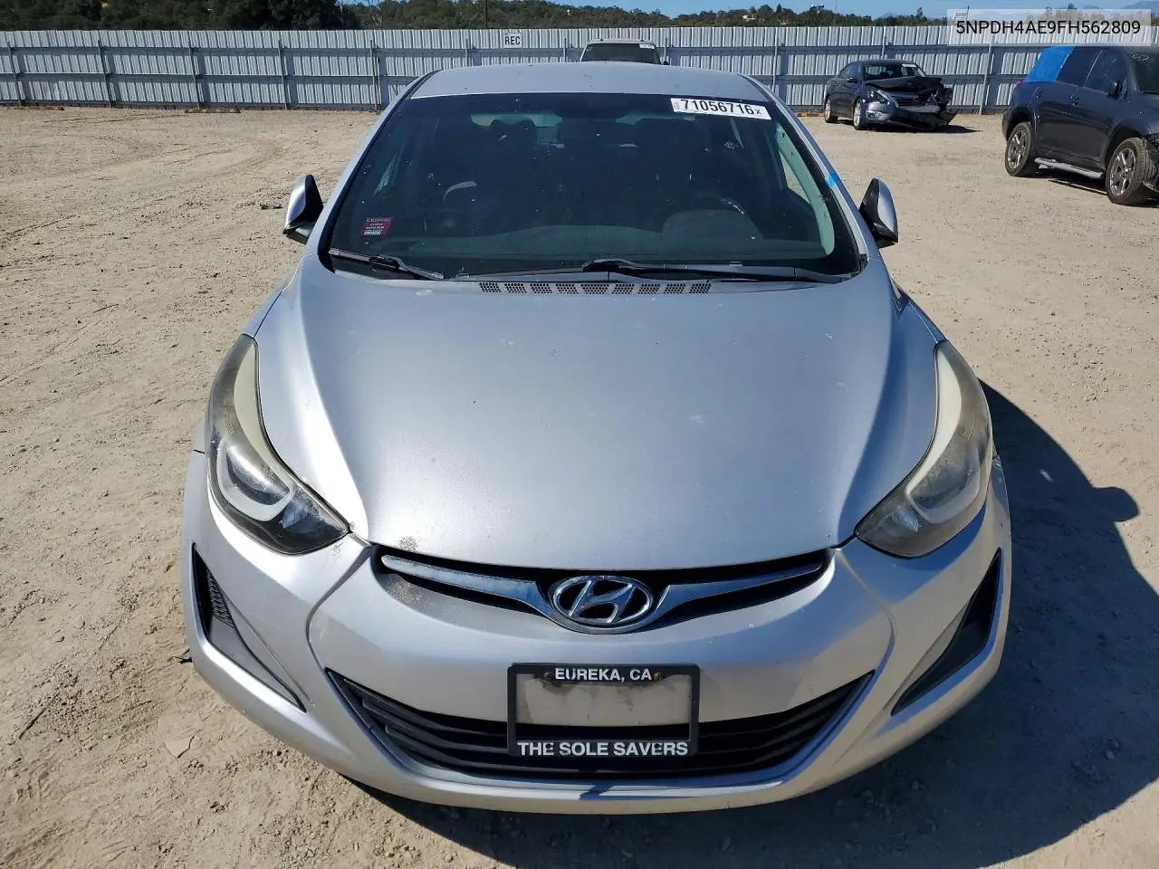 2015 HYUNDAI ELANTRA VIN 5NPDH4AE9FH562809 — фото 5