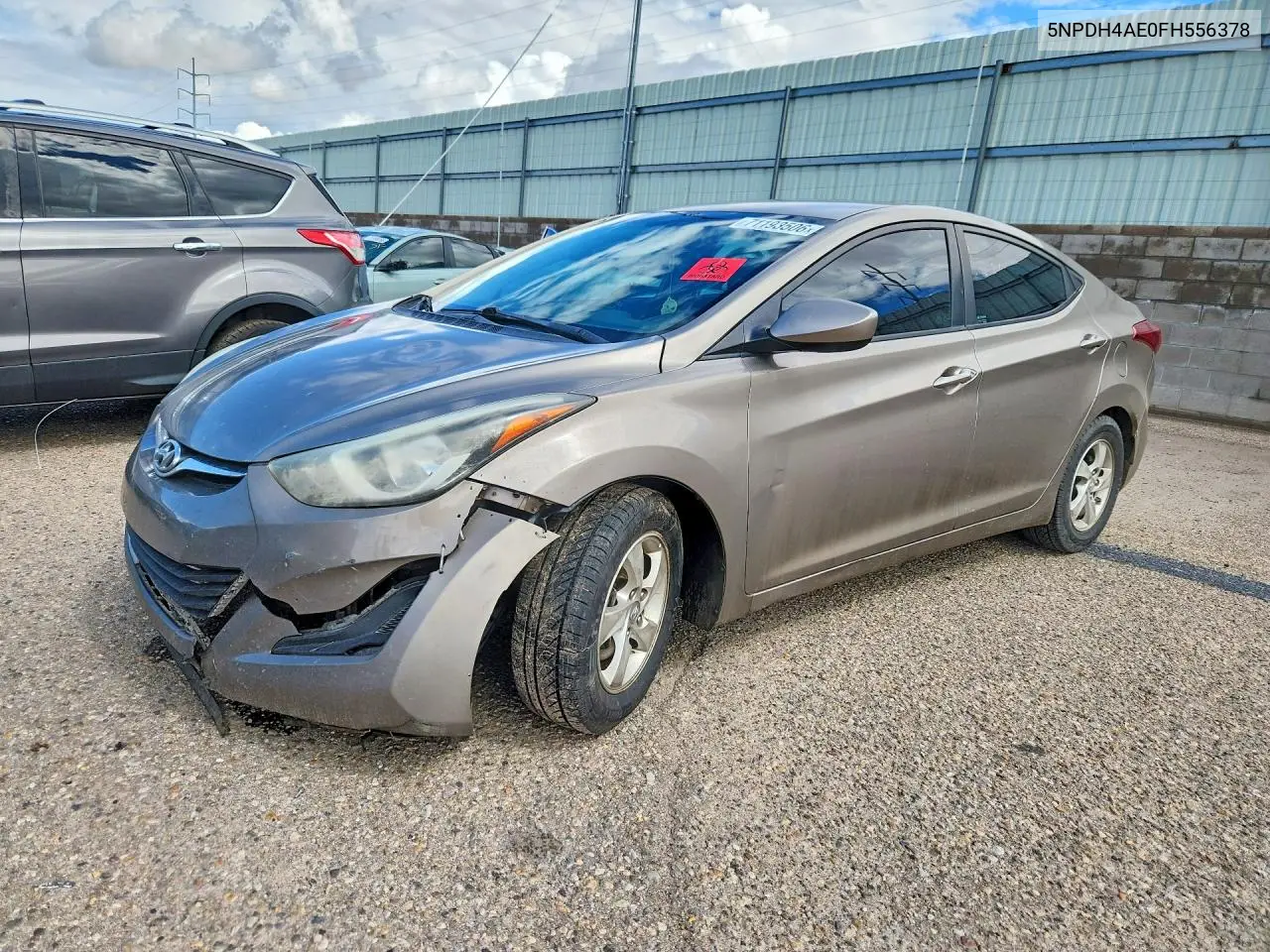 HYUNDAI ELANTRA 2015, VIN 5NPDH4AE0FH556378