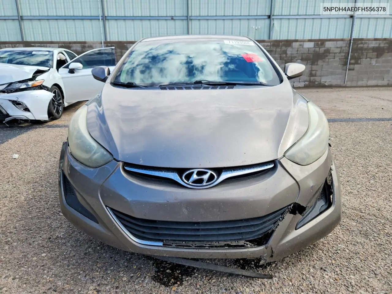 2015 HYUNDAI ELANTRA VIN 5NPDH4AE0FH556378 — фото 5