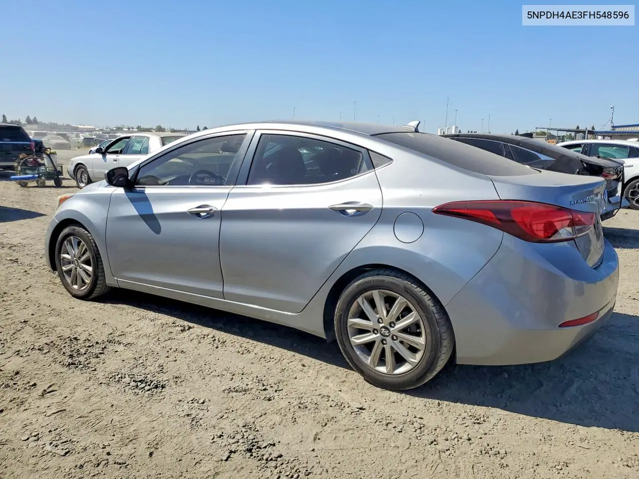 2015 HYUNDAI ELANTRA VIN 5NPDH4AE3FH548596 — фото 2