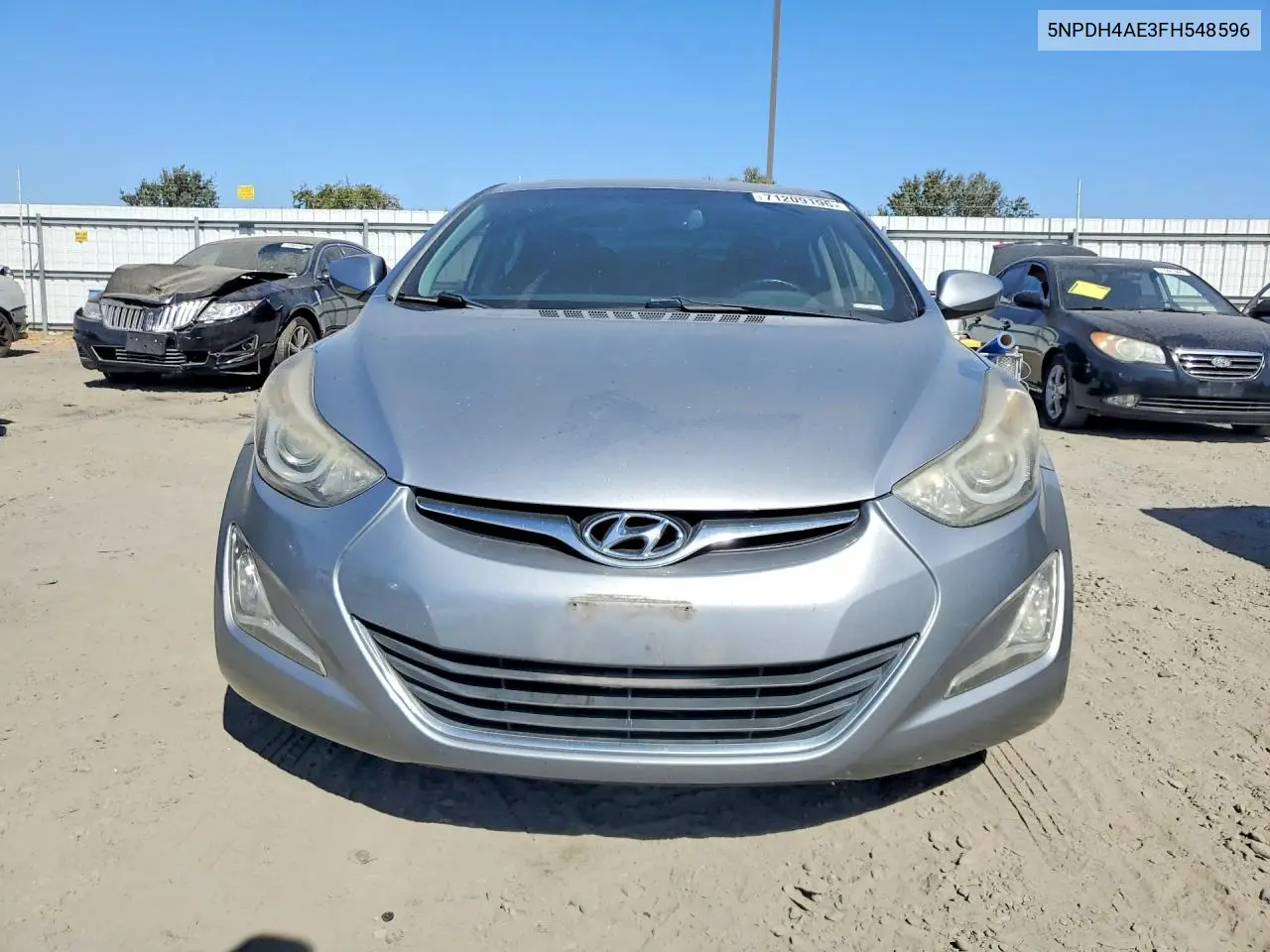 2015 HYUNDAI ELANTRA VIN 5NPDH4AE3FH548596 — фото 5