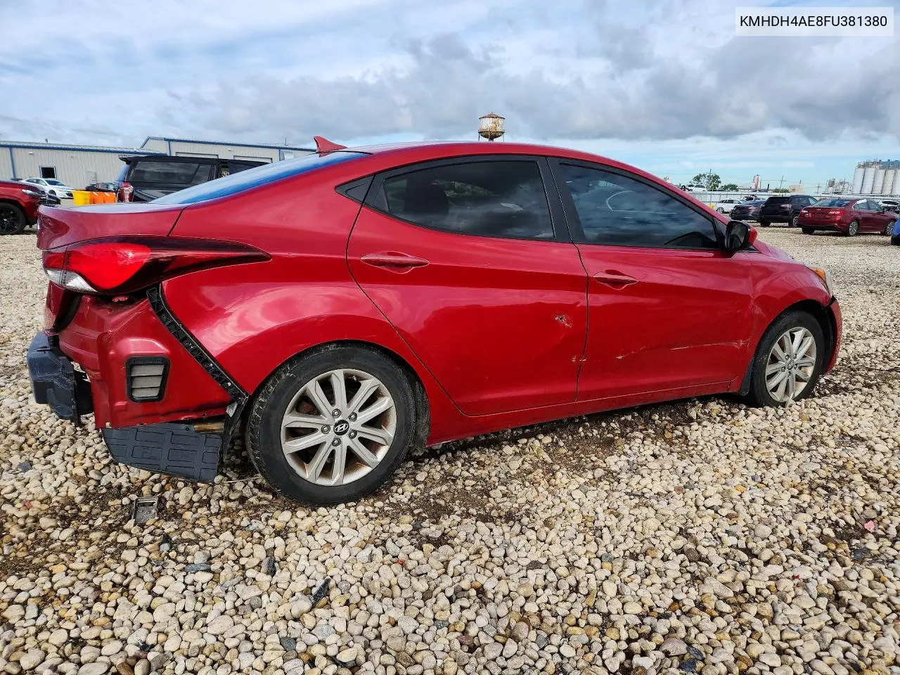2015 HYUNDAI ELANTRA VIN KMHDH4AE8FU381380 — фото 3