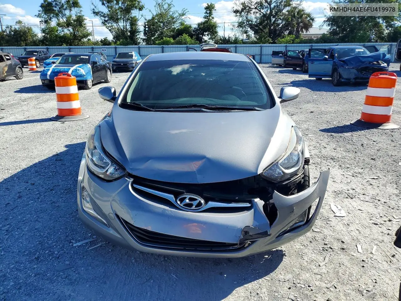 2015 HYUNDAI ELANTRA VIN KMHDH4AE6FU419978 — фото 5