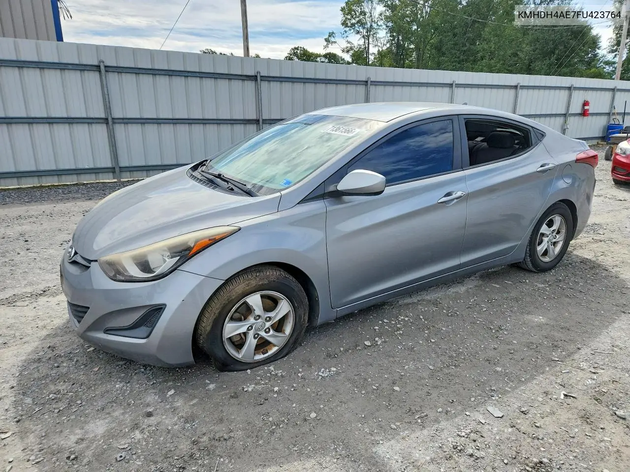 HYUNDAI ELANTRA 2015, VIN KMHDH4AE7FU423764