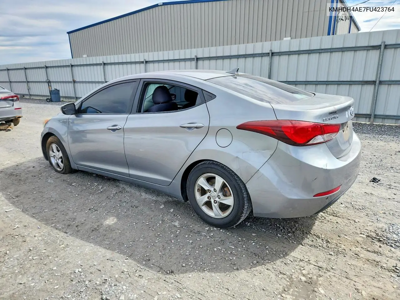 2015 HYUNDAI ELANTRA VIN KMHDH4AE7FU423764 — фото 2